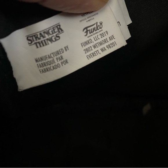 Stranger Things Mini Backpack With Retro 80s Neon Geometric Print & Adjustable S - Picture 7 of 7